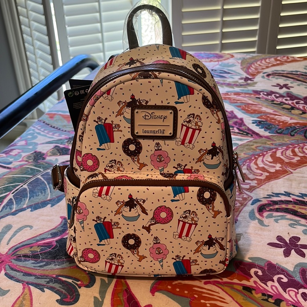Disney Loungedly Chip n Dale mini backpack